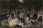 Edouard Manet Music in the Tuileries Gardens oil painting artist